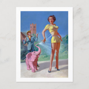 Verbeeldingsverhalen Digest (juli 1955) Briefkaart