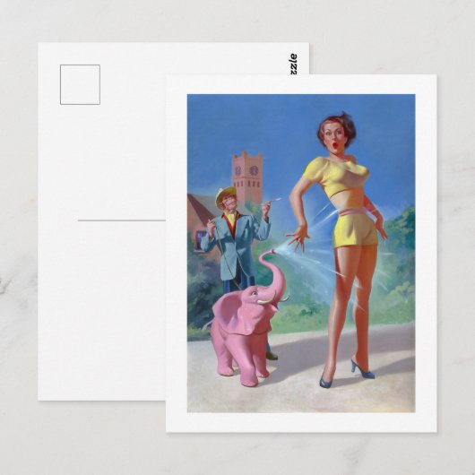 Verbeeldingsverhalen Digest (juli 1955) Briefkaart (Voorkant / Achterkant)