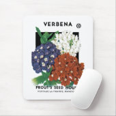 Verbena Seed Packet Label Muismat (Met muis)