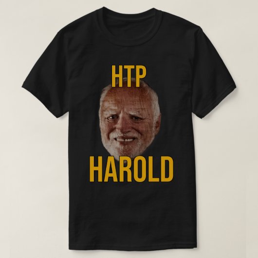 Verberg de pijn Harold 2 T-shirt (Design voorkant)