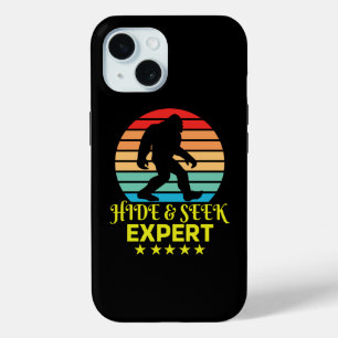 Verberg en zoek expert Bigfoot Grappig iPhone 15 Case