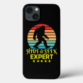 Verberg en zoek expert Bigfoot Grappig Case-Mate iPhone Case (Achterkant)