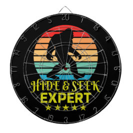 Verberg en zoek expert Bigfoot Grappig Dartbord