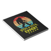 Verberg en zoek expert Bigfoot Grappig Notitieblok (Schuin)