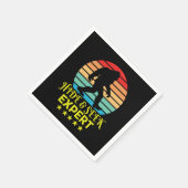 Verberg en zoek expert Bigfoot Grappig Servet (Hoek)