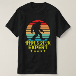 Verberg en zoek expert Bigfoot Grappig T-shirt