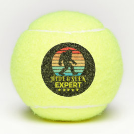 Verberg en zoek expert Bigfoot Grappig Tennisballen