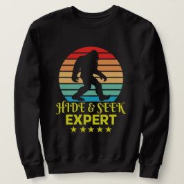Verberg en zoek expert Bigfoot Grappig Trui