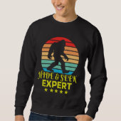 Verberg en zoek expert Bigfoot Grappig Trui (Voorkant)