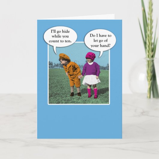 Verberg en zoek liefde en Romance Kaart (Voorkant)