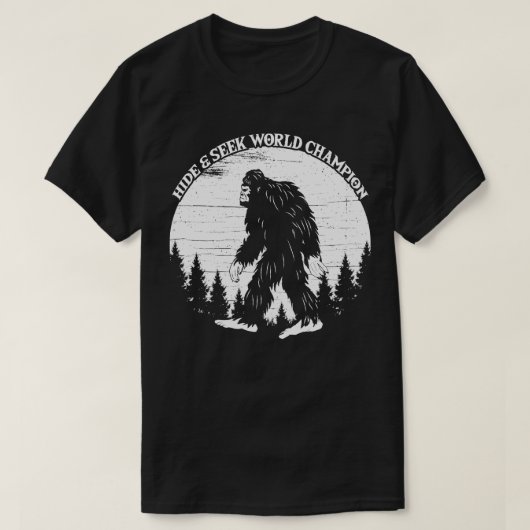 Verberg en zoek wereldkampioen 2 t-shirt (Design voorkant)
