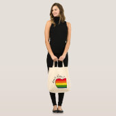 Verberg het hart niet met regenboogkleuren tote bag (Voorkant (model))