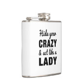 Verberg je lui en doe alsof je een dame bent heupfles (Rechts)