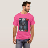 Verberg je moeder Sigma Funny Alpha Weerwolf Wolf T-shirt (Voorkant volledig)