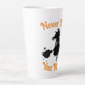 Verberg nooit je magie. latte mok (Voorkant)