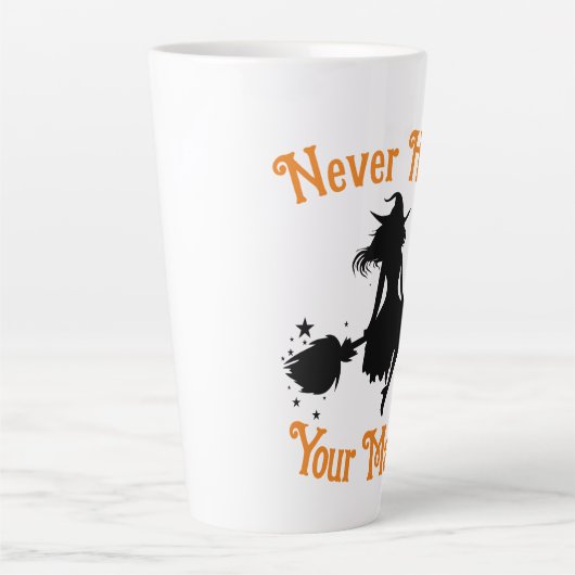 Verberg nooit je magie. latte mok (Voorkant)