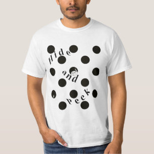 Verbergen en bedekken in een T-shirt met punt