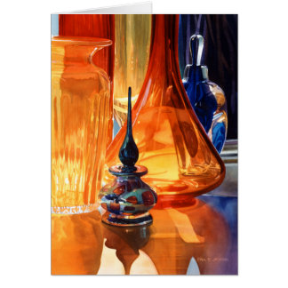 "Verbergen en zoeken" Art Glass Waterverf