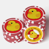Verbergen en zoeken Cruise Rubber Duck Souvenir Poker Chips (Opstapeling)