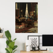 Verbergen en zoeken - James Tissot Fine Art Poster (Thuiskantoor)