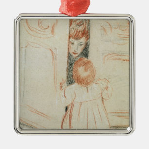 Verbergen en zoeken metalen ornament