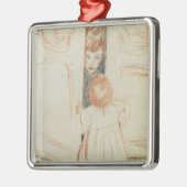 Verbergen en zoeken metalen ornament (Links)