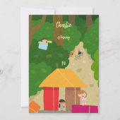 Verbergen en zoeken spel verjaardag kaart (Voorkant)