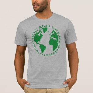 verbergen en zoeken t-shirt