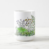 Verbergen in de bloemen koffiemok (Center)