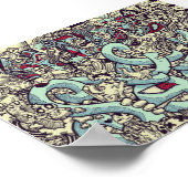 Verbergen! Pop Art Poster! Poster (Hoek)