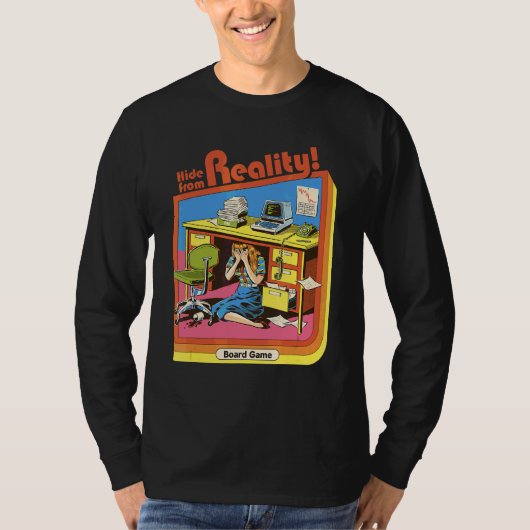 Verbergen van realiteit t-shirt (Voorkant)