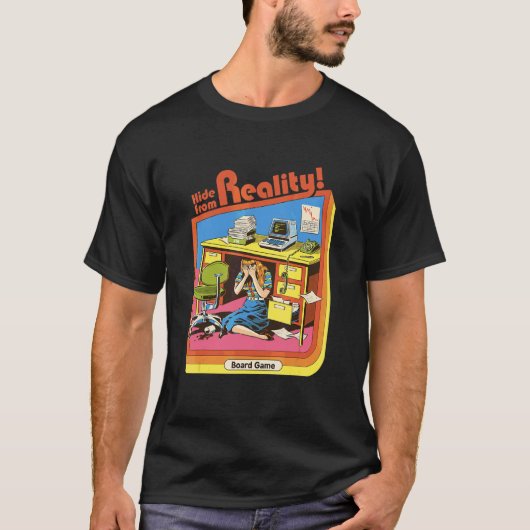Verbergen van realiteit t-shirt (Voorkant)