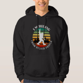 Verbergen voor domme mensen - Bigfoot Hoodie