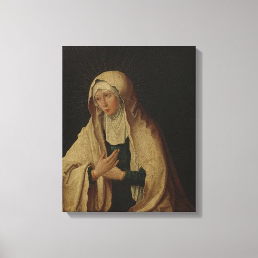 Verbesmeerde Mary (door Lucas van Leyden) Canvas Afdruk (Voorkant)