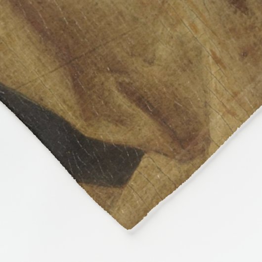 Verbesmeerde Mary (door Lucas van Leyden) Fleece Deken (Hoek)