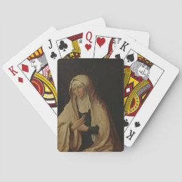 Verbesmeerde Mary (door Lucas van Leyden) Pokerkaarten