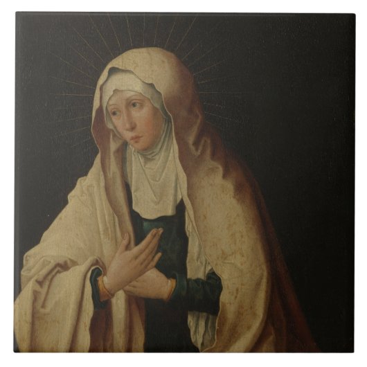 Verbesmeerde Mary (door Lucas van Leyden) Tegeltje (Voorkant)