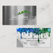 Verbeter de look met permanente make-up visitekaartje (Voorkant / Achterkant)