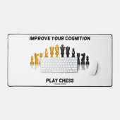Verbeter je cognitie Speel Schaakadvies Schaakset Bureaumat (Keyboard & Muis)