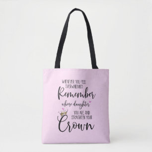 Verbeter je eigen Inspirerend aanmoediging Tote Bag