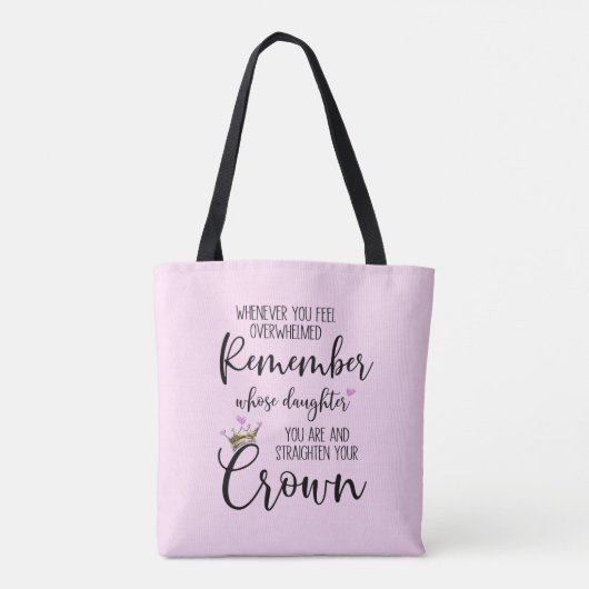 Verbeter je eigen Inspirerend aanmoediging Tote Bag (Achterkant)