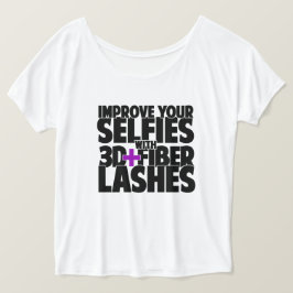 Verbeter je selfies met 3d + Fibre Lashes T-shirt
