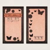 Verbeter me door Kaarten te verdienen Visitekaartje (Voorkant /achterkant)