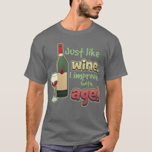 Verbeter met de donkere T-shirt van de leeftijd