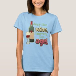 Verbeter met leeftijdsdames Ringer Tee Shirt