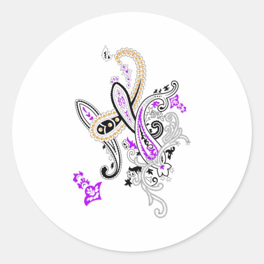 Verbeter uw merk met Classic Ronde Stickers (Voorkant)