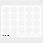 Verbeter uw merk met Classic Ronde Stickers (Vel)