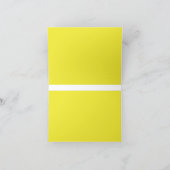 Verbeter uw ontwerp met gele achtergrond bedankkaart (Binnen)