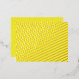 Verbeter uw ontwerp met gele achtergrond folie feestdagen briefkaart