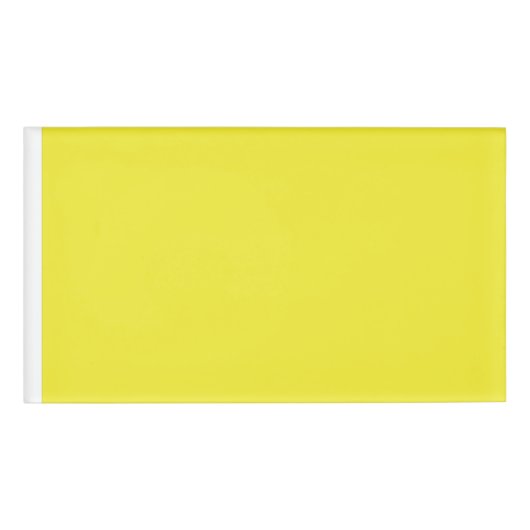 Verbeter uw ontwerp met gele achtergrond naambadge (Voorkant)